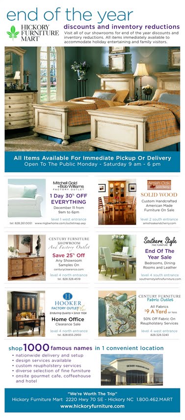 End of Year Sale Events At Hickory Furniture Mart End of Year Sale Events At Hickory Furniture Mart