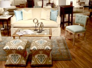 Southwest Design chairs, sofa, rug, table