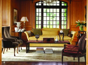 living room with wing chairs  and sofa 20092099