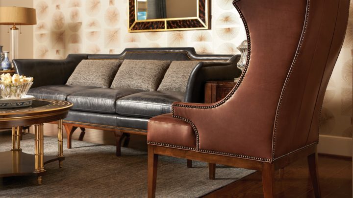 Living room featuring Mocha Mousse furniture and layered neutral textures, highlighting 2025’s Pantone Color of the Year