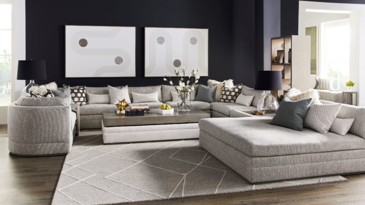 Good’s Home Furnishings showroom inside Hickory Furniture Mart featuring custom American-made furniture and design services